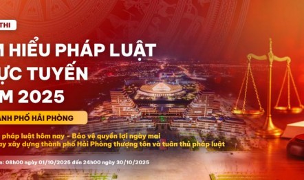 Phát động tổ chức Cuộc thi “Tìm hiểu pháp luật trực tuyến năm 2025”